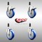 Service Caster 5 Inch 316SS Blue Poly Swivel 1-1/8 Inch Expanding Stem Caster Lock Brake, 2PK SS316TTLEX20S514-PPUB-BLUE-2-S-2-118 - alternate 2